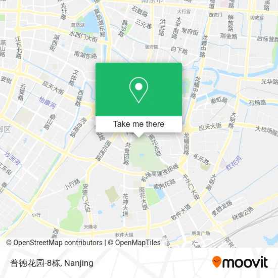 普德花园-8栋 map