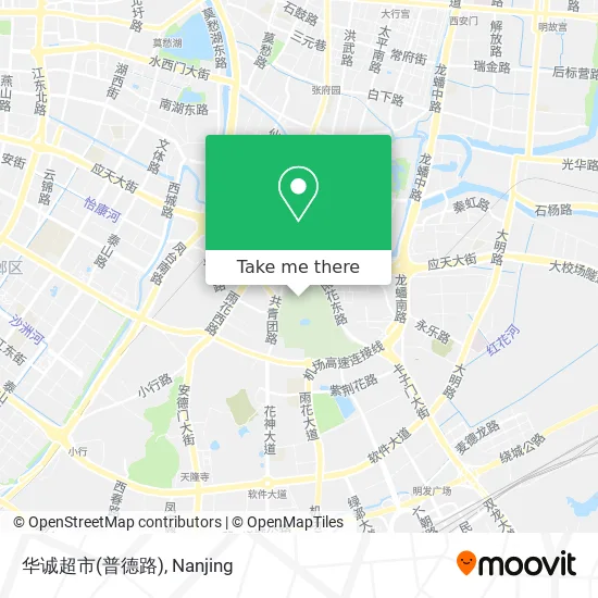 华诚超市(普德路) map
