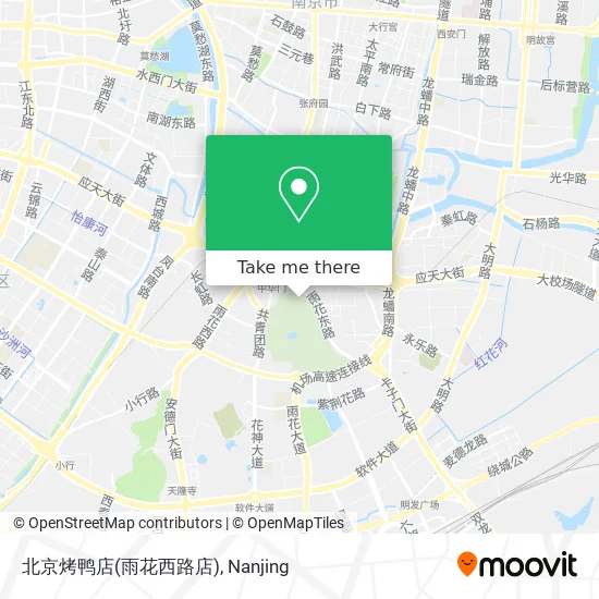北京烤鸭店(雨花西路店) map