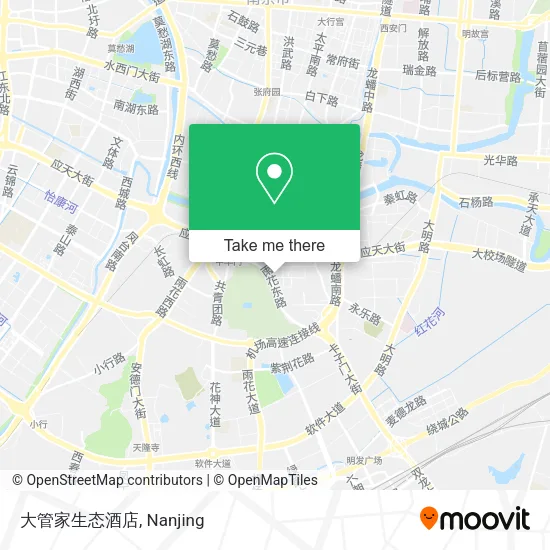 大管家生态酒店 map
