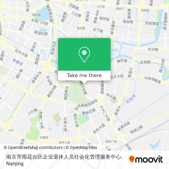 南京市雨花台区企业退休人员社会化管理服务中心 map