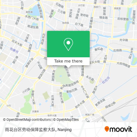 雨花台区劳动保障监察大队 map
