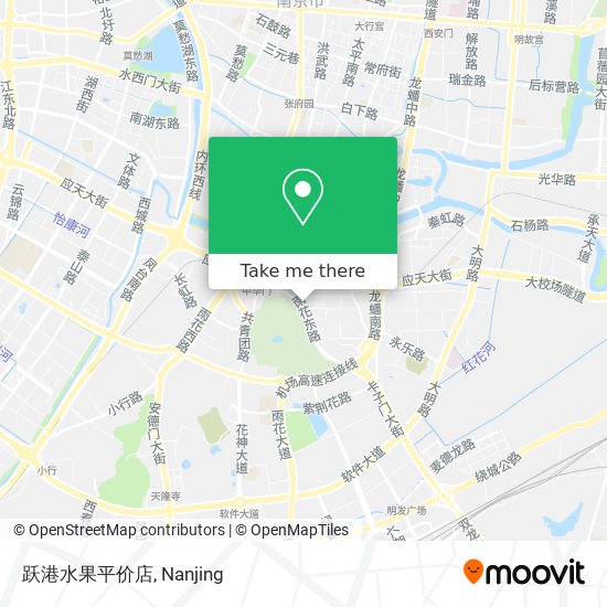 跃港水果平价店 map