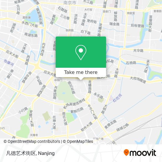 凡德艺术街区 map