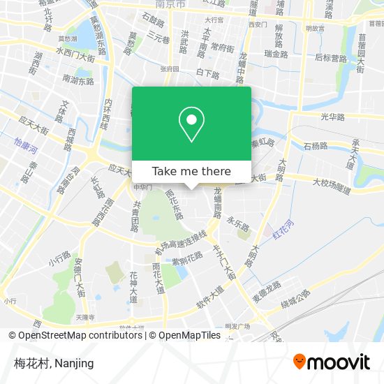 梅花村 map