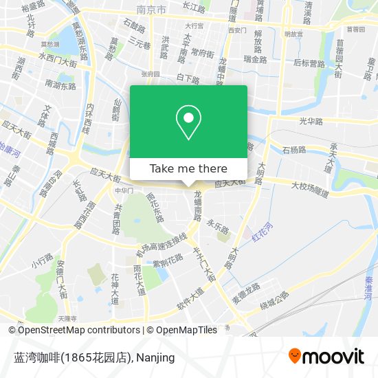 蓝湾咖啡(1865花园店) map