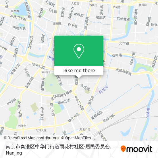 南京市秦淮区中华门街道雨花村社区-居民委员会 map