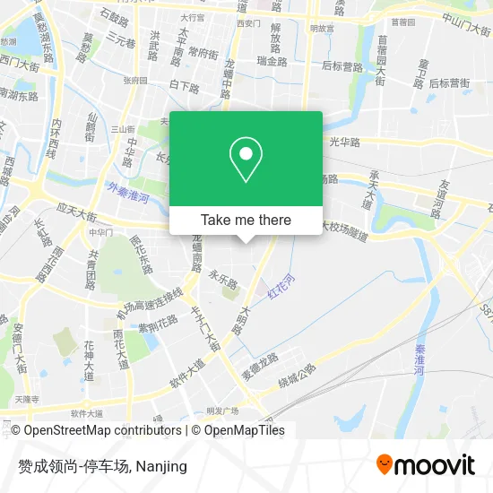 赞成领尚-停车场 map