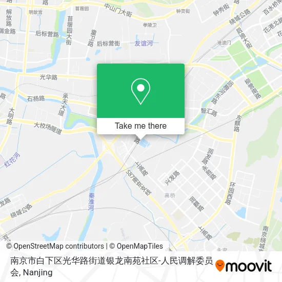 南京市白下区光华路街道银龙南苑社区-人民调解委员会 map