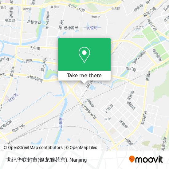 世纪华联超市(银龙雅苑东) map