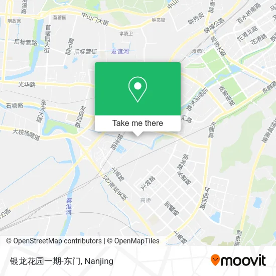 银龙花园一期-东门 map