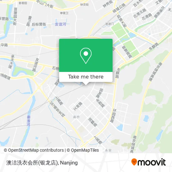 澳洁洗衣会所(银龙店) map