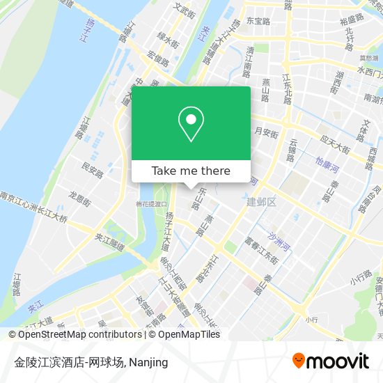 金陵江滨酒店-网球场 map