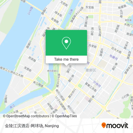 金陵江滨酒店-网球场 map