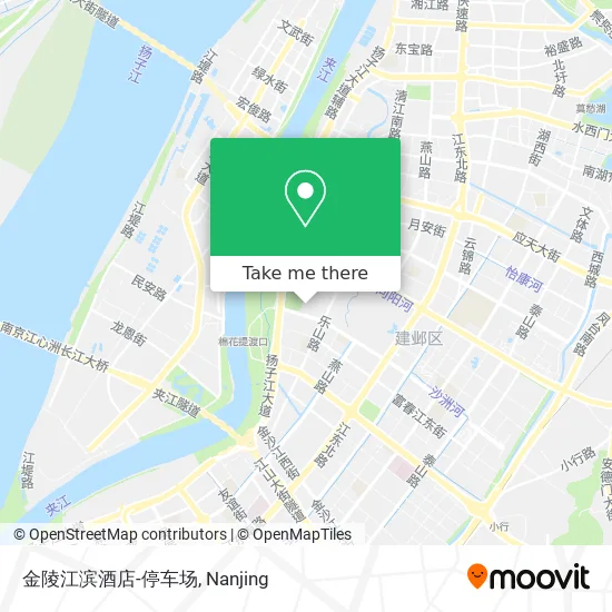 金陵江滨酒店-停车场 map