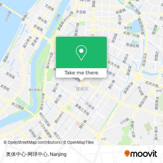 奥体中心-网球中心 map