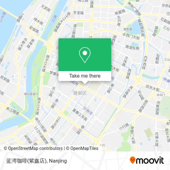 蓝湾咖啡(紫鑫店) map