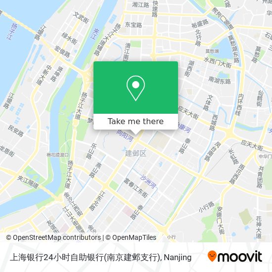 上海银行24小时自助银行(南京建邺支行) map
