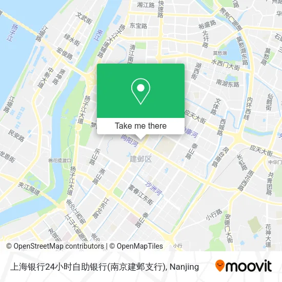上海银行24小时自助银行(南京建邺支行) map