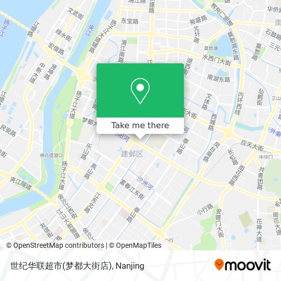 世纪华联超市(梦都大街店) map