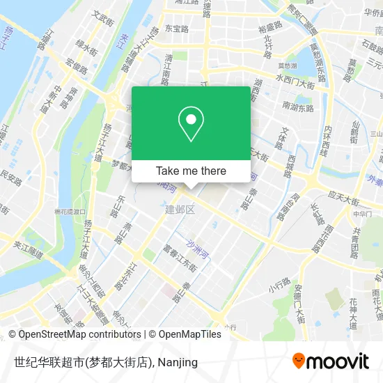 世纪华联超市(梦都大街店) map