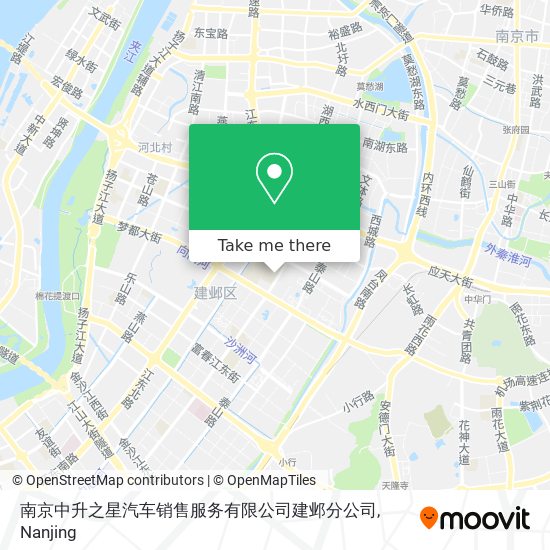 南京中升之星汽车销售服务有限公司建邺分公司 map