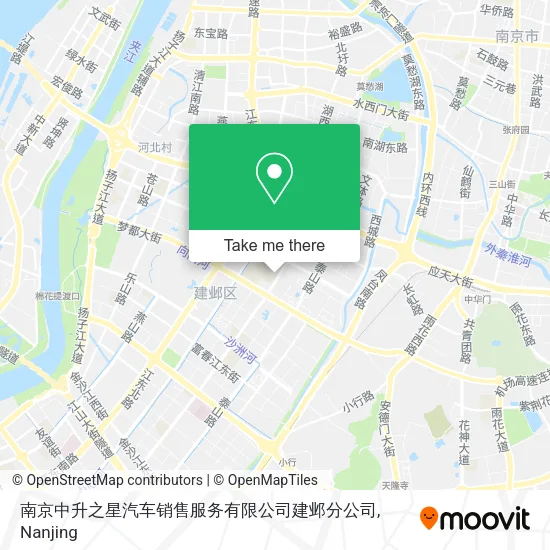 南京中升之星汽车销售服务有限公司建邺分公司 map