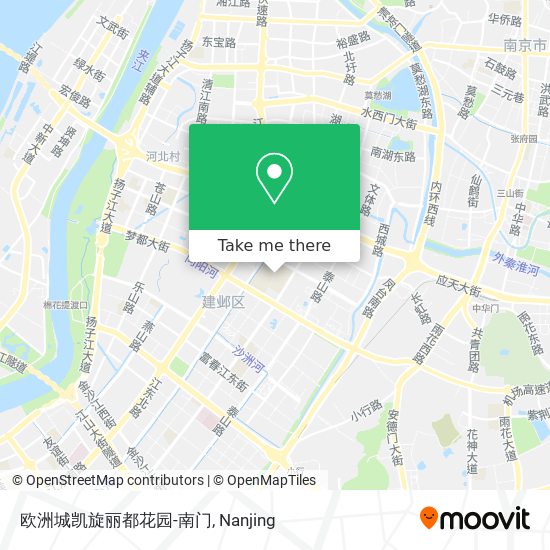 欧洲城凯旋丽都花园-南门 map