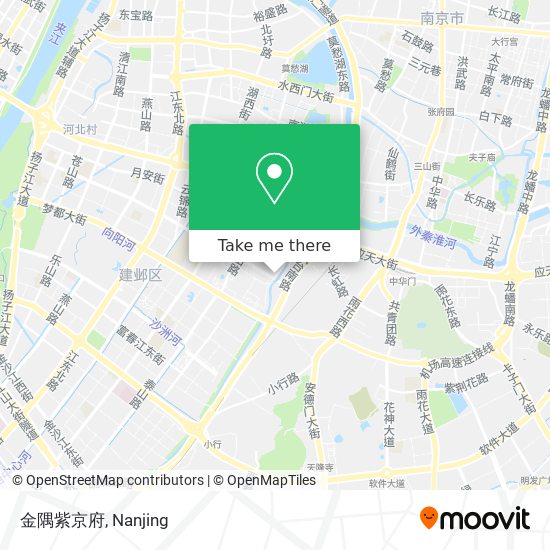 金隅紫京府 map