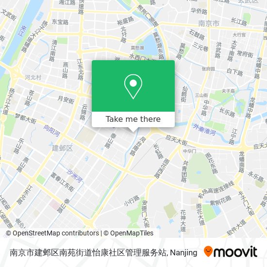 南京市建邺区南苑街道怡康社区管理服务站 map