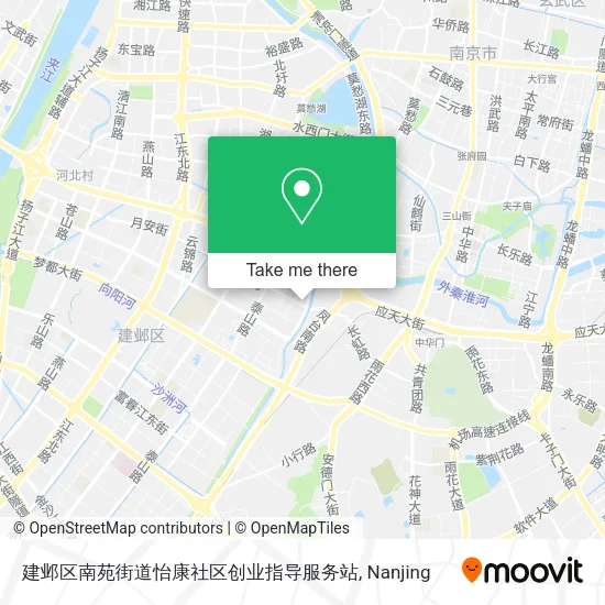 建邺区南苑街道怡康社区创业指导服务站 map