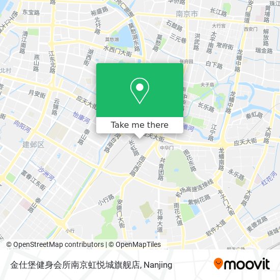 金仕堡健身会所南京虹悦城旗舰店 map