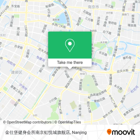 金仕堡健身会所南京虹悦城旗舰店 map
