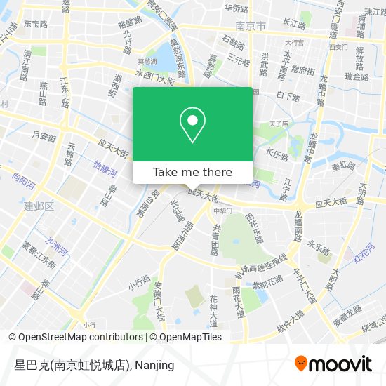 星巴克(南京虹悦城店) map