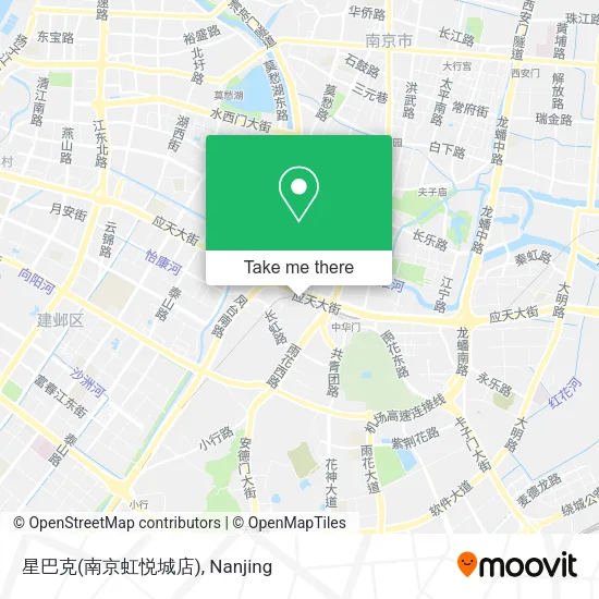 星巴克(南京虹悦城店) map
