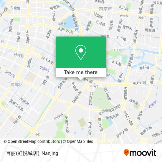 百丽(虹悦城店) map