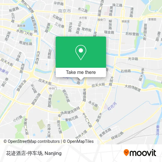 花迹酒店-停车场 map