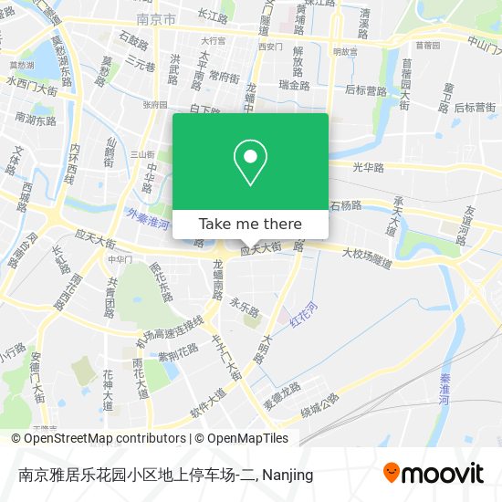 南京雅居乐花园小区地上停车场-二 map