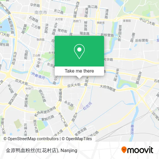 金原鸭血粉丝(红花村店) map