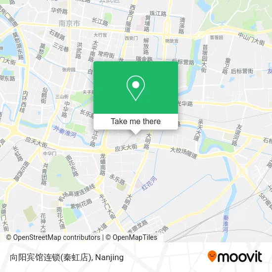 向阳宾馆连锁(秦虹店) map