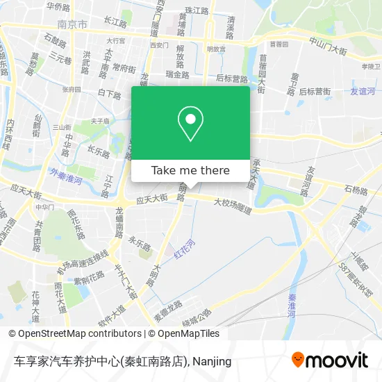 车享家汽车养护中心(秦虹南路店) map