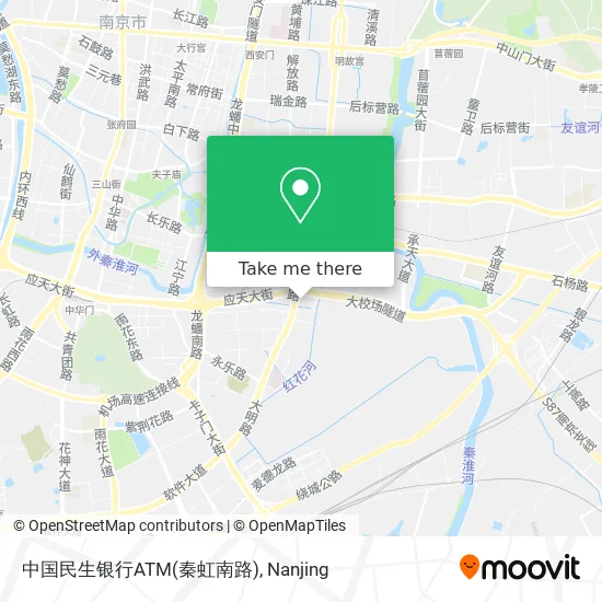中国民生银行ATM(秦虹南路) map