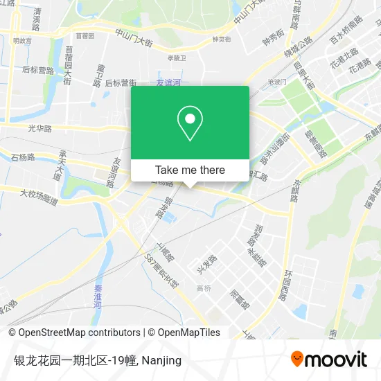 银龙花园一期北区-19幢 map