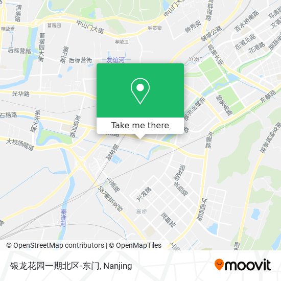 银龙花园一期北区-东门 map