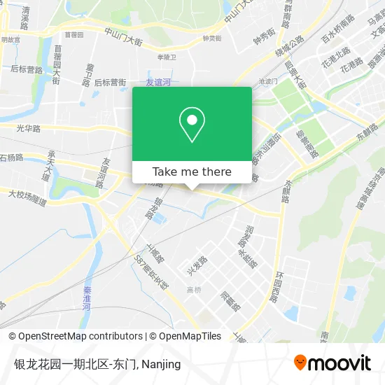 银龙花园一期北区-东门 map