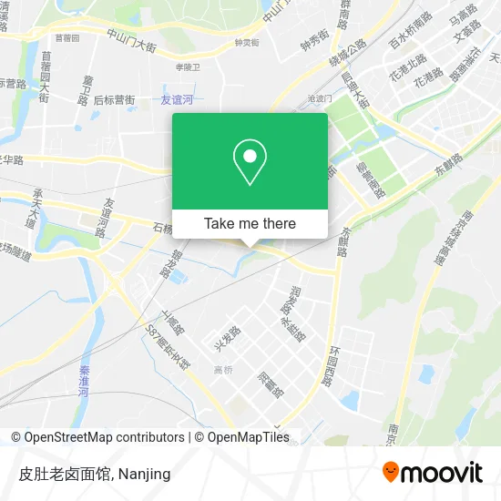 皮肚老卤面馆 map
