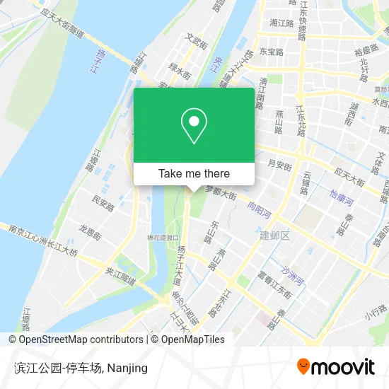 滨江公园-停车场 map
