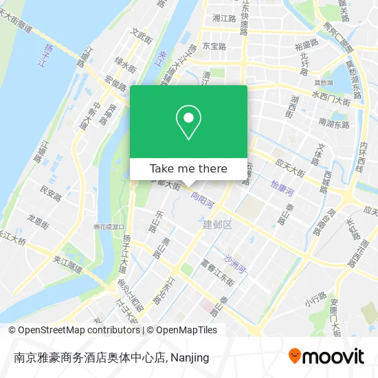 南京雅豪商务酒店奥体中心店 map