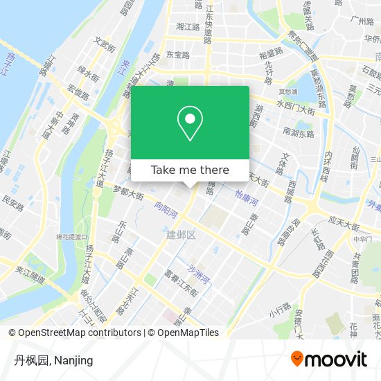 丹枫园 map