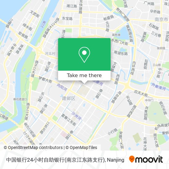 中国银行24小时自助银行(南京江东路支行) map